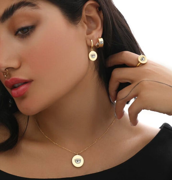 گوشواره کیارا ( رزگلد ) - Image 3