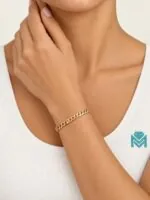 دستبند کارتیر تخت رزگلد