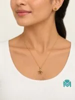 نیم ست گل ستاره‌ای مشکی